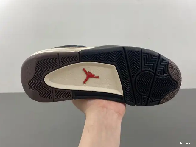 1st Kicks AJ4-882335 Brown Retro Jordan 4 x Air Scott TS Travis 0625
